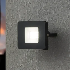 Foco de exterior LED Faedo 3 en negro, 20W