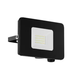 Foco de exterior LED Faedo 3 en negro, 20W
