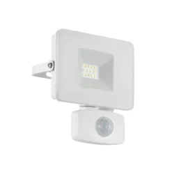 Foco de exterior LED Faedo 3, sensor, blanco, 10W