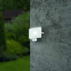 Foco de exterior LED Faedo 3, sensor, blanco, 50W