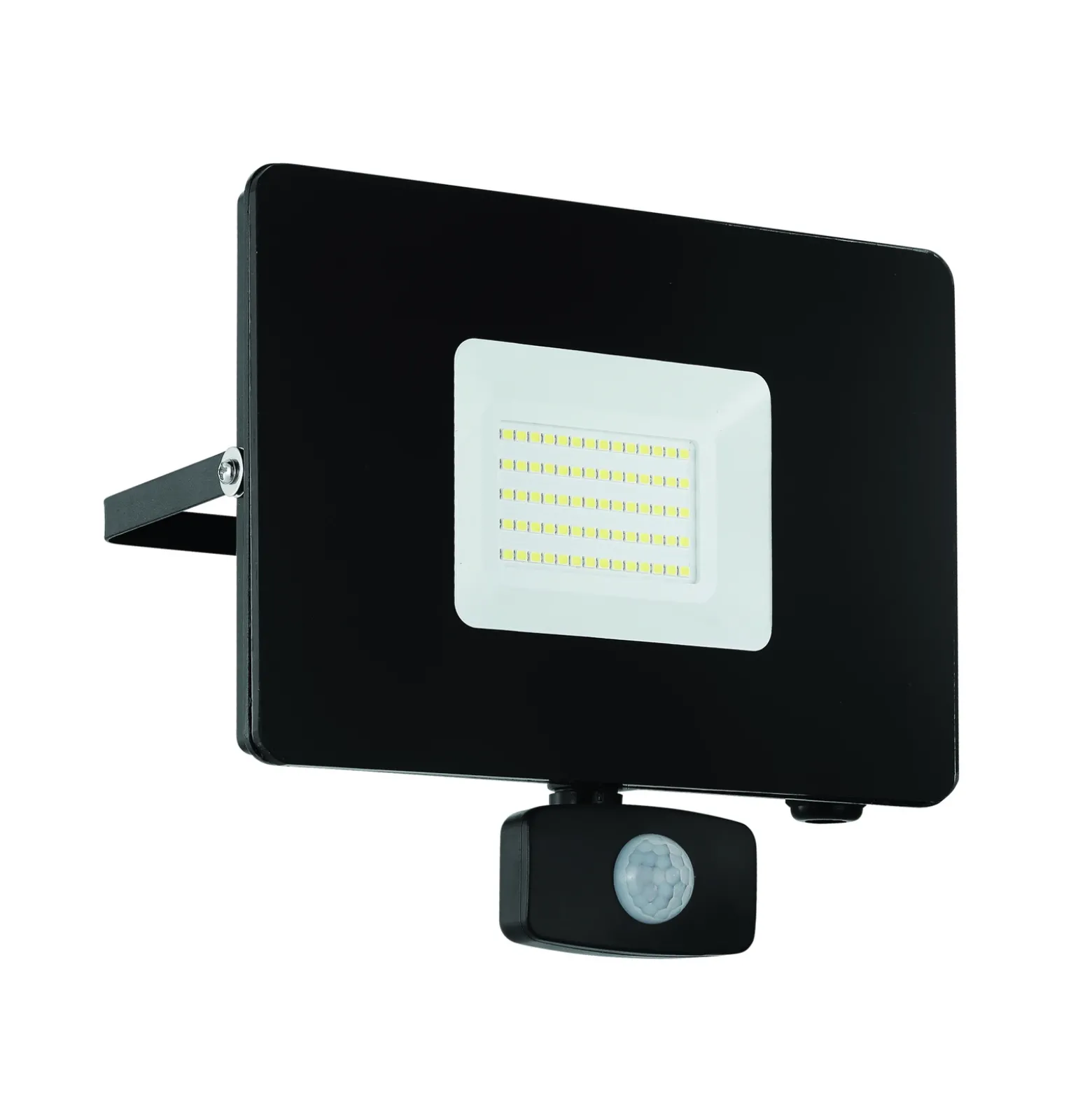 Foco de exterior LED Faedo 3, sensor, negro, 50W