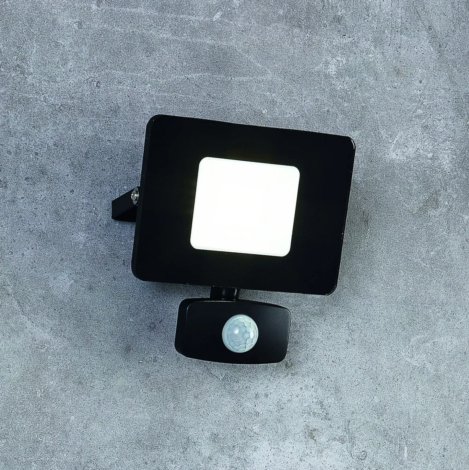 Foco de exterior LED Faedo 3, sensor, negro, 20W