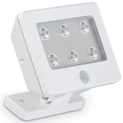 Foco de exterior LED Kollig con sensor IP54 blanco