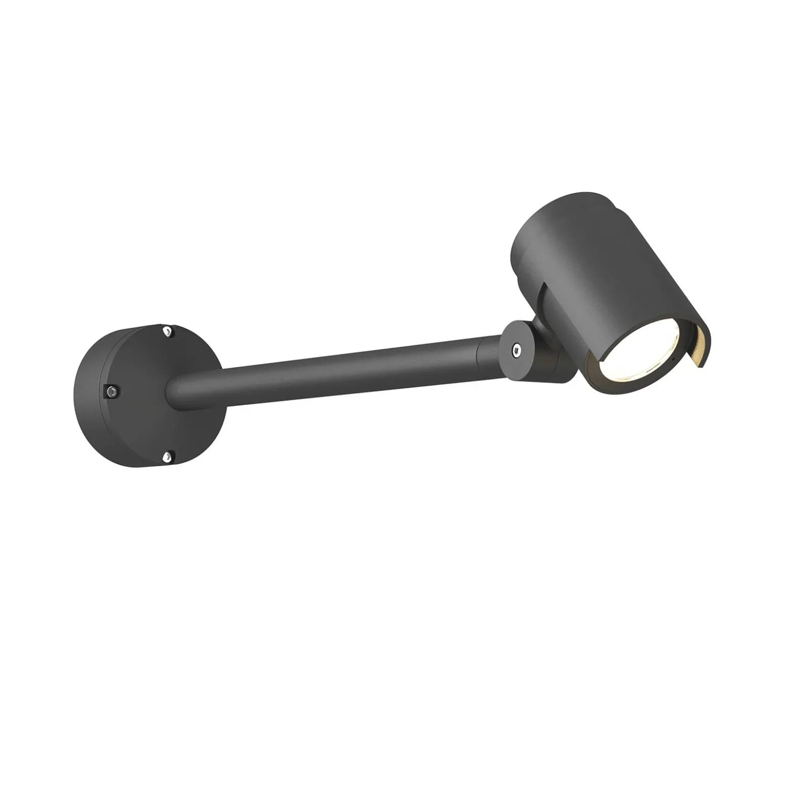 Foco de exterior Lucande LED Beatrix, 58 cm, antracita, aluminio