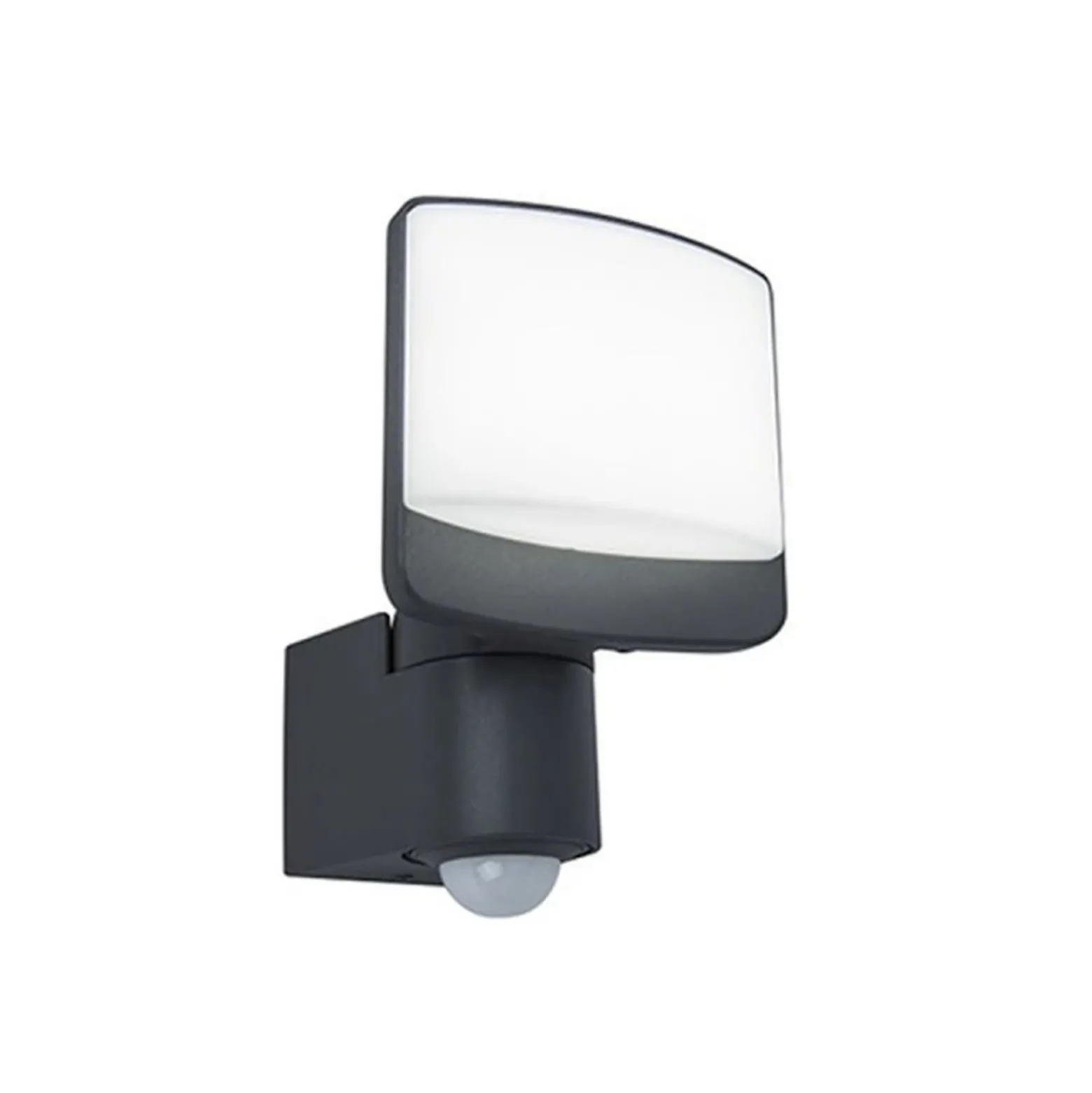 Foco de pared exterior con sensor LED SUNSHINE, 15 cm, gris oscuro, IP44