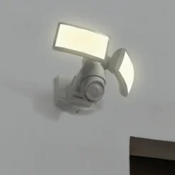 Foco de pared exterior con sensor LED ARC, blanco, 28 cm, 2 luces, IP54