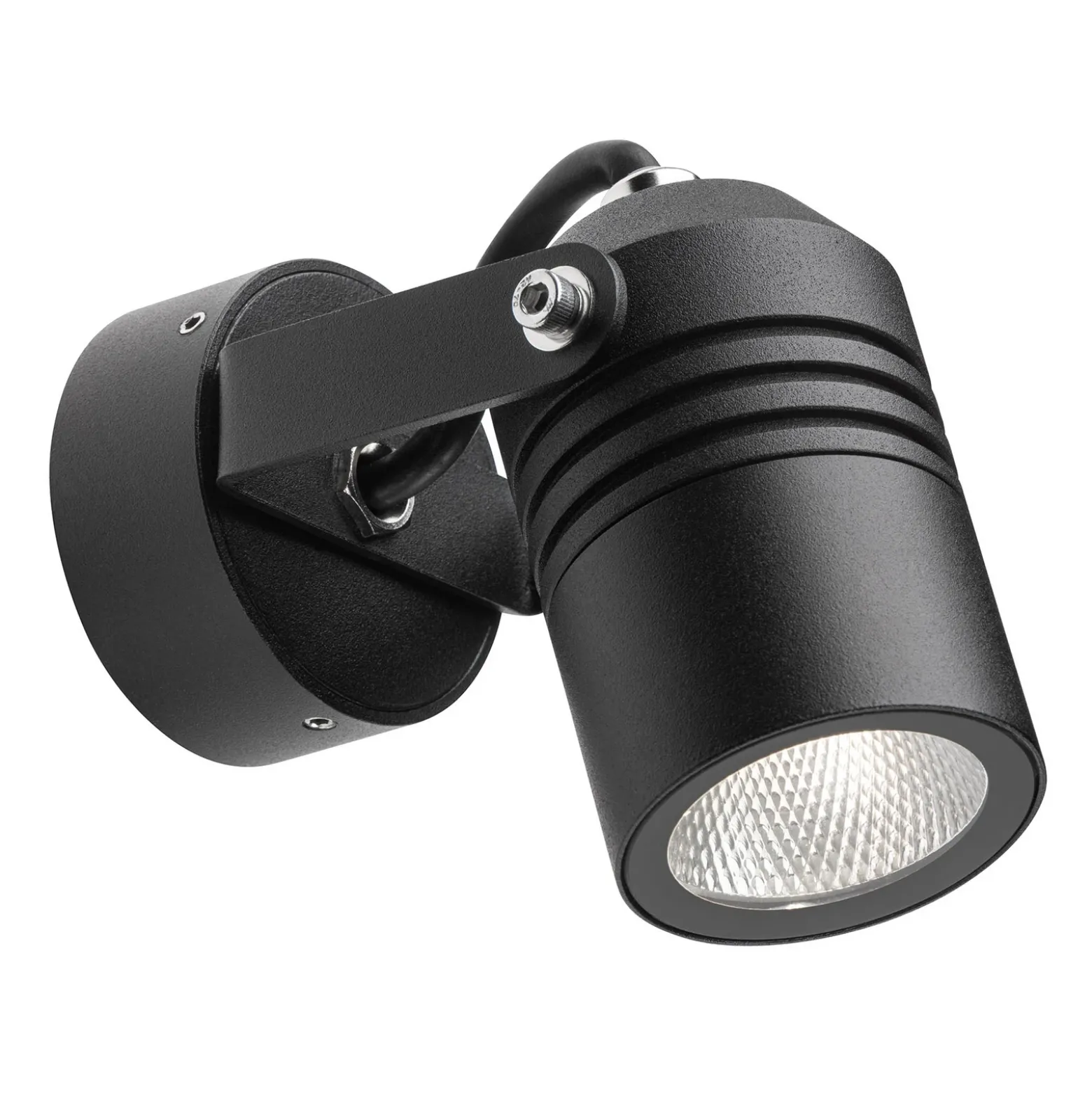 Foco de pared LED para exterior 5019, negro, IP54