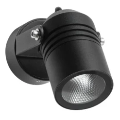 Foco de pared LED para exterior 5019, negro, IP54
