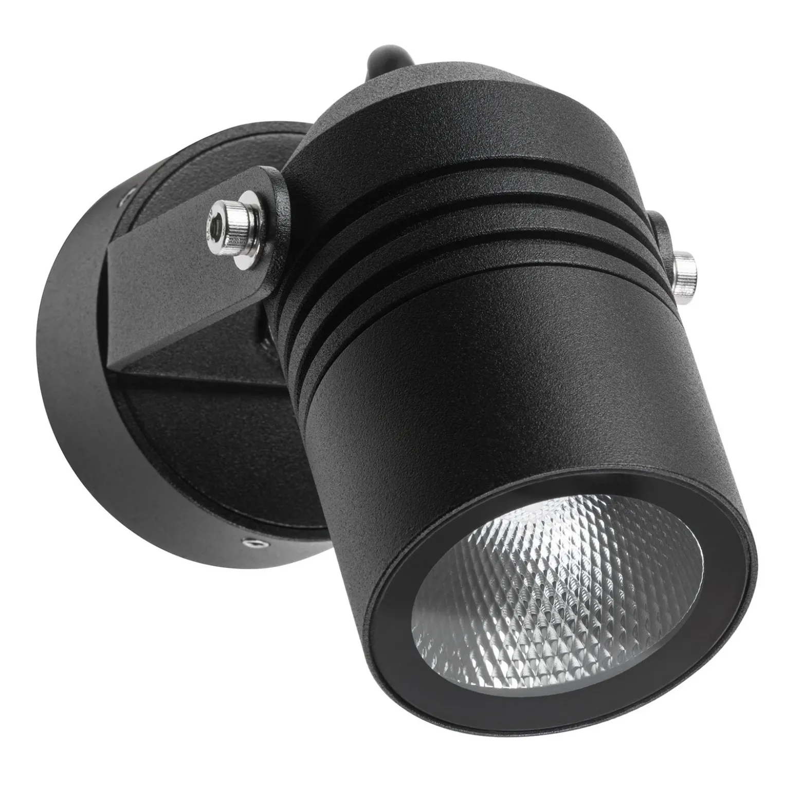 Foco de pared LED para exterior 5019, negro, IP54