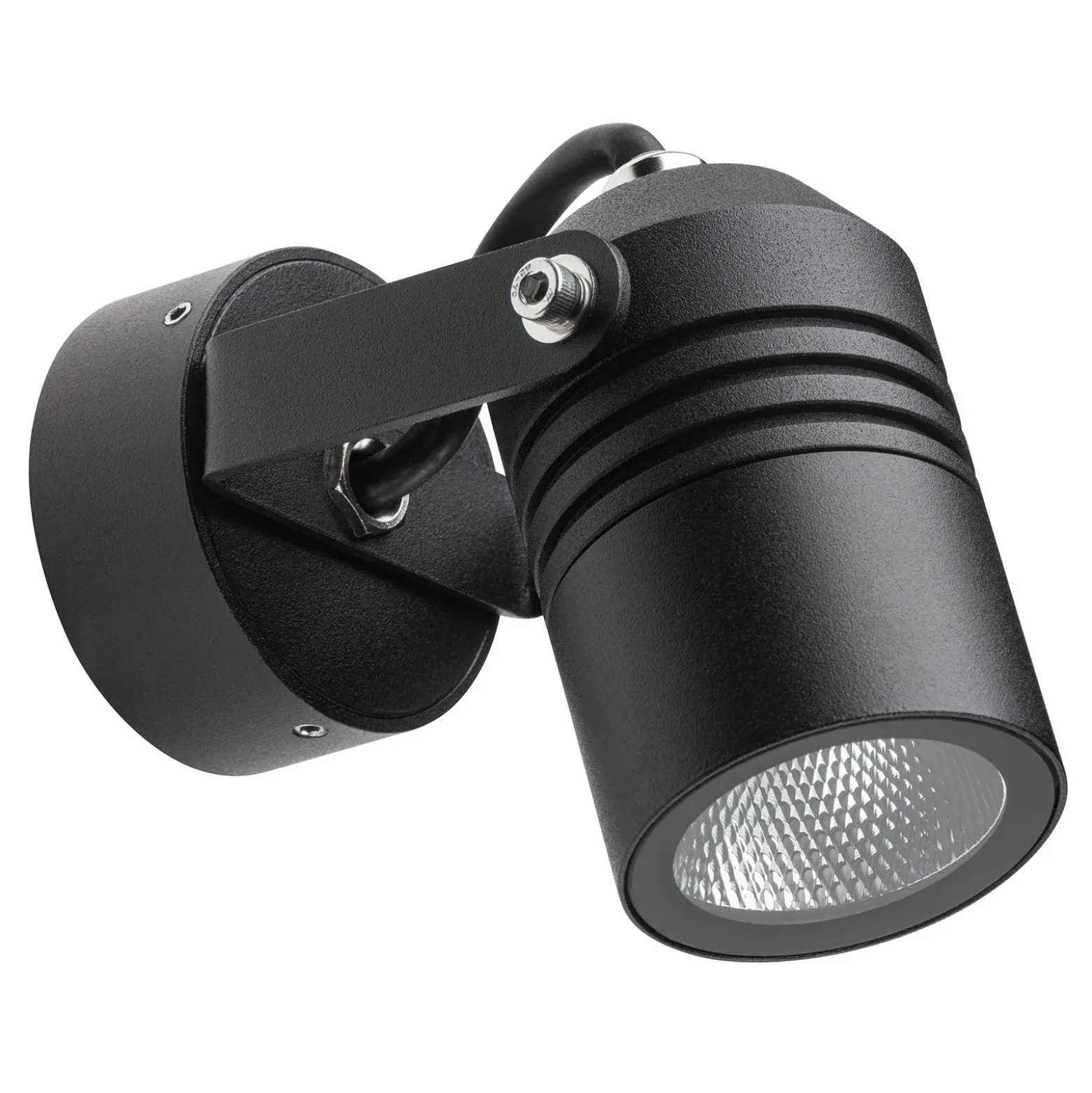 Foco de pared LED para exterior 5019, negro, IP54