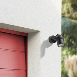 Foco de pared LED para exterior 5019, negro, IP54
