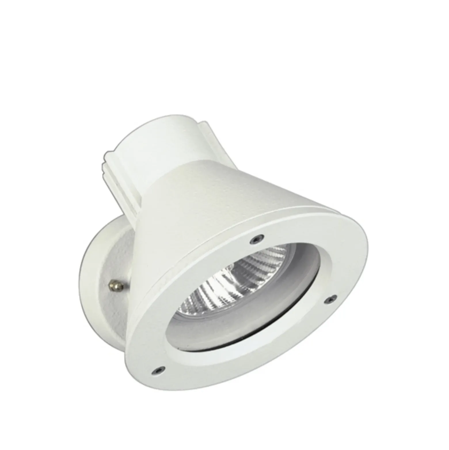 Foco de pared 643 W, blanco, IP54, E27, aluminio, orientable