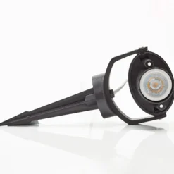 Foco de pica Minitommy-EL 1 luz CCT negro/frosted