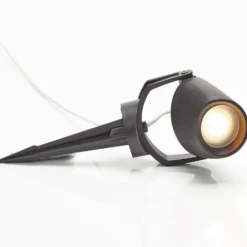 Foco de pica Minitommy-EL 1 luz CCT negro/frosted