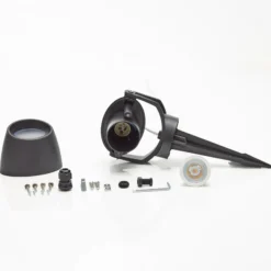 Foco de pica Minitommy-EL 1 luz CCT negro/frosted