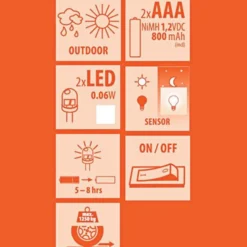 Foco de suelo LED empotrable solar «Lugo», IP44, acero inoxidable, cristal