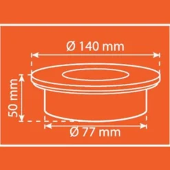 Foco de suelo LED empotrable solar «Lugo», IP44, acero inoxidable, cristal