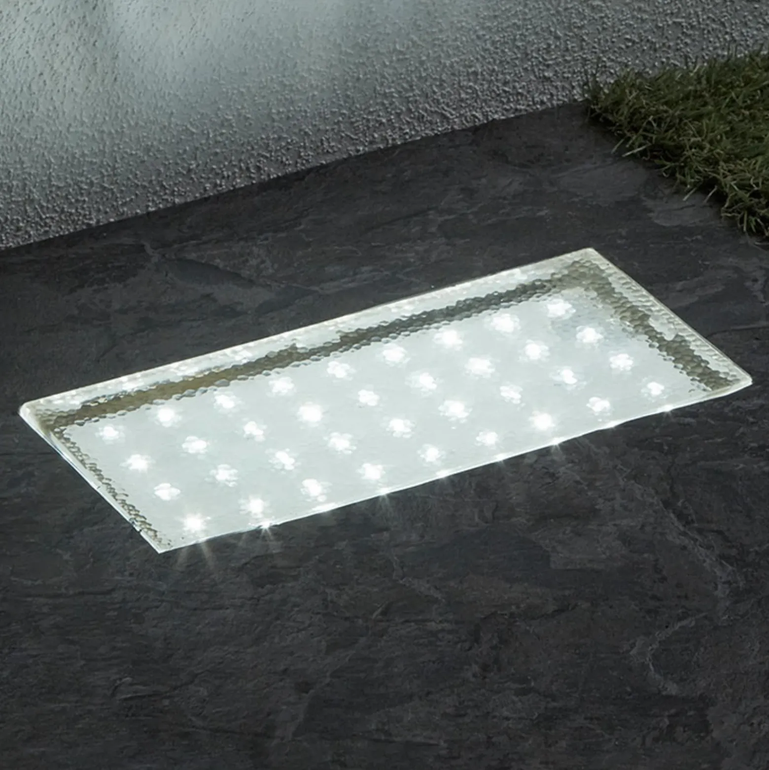 Foco de suelo LED empotrado recta. Walkover, 20 cm