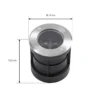 Foco empotrable de suelo LED Arcchio Thentos, Ø 12 cm, 40°, níquel, IP67