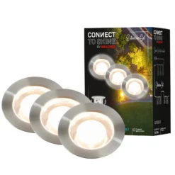 Foco empotrable LED 3913032 IP67 12 V, extensión de 3 cm, acero inoxidable