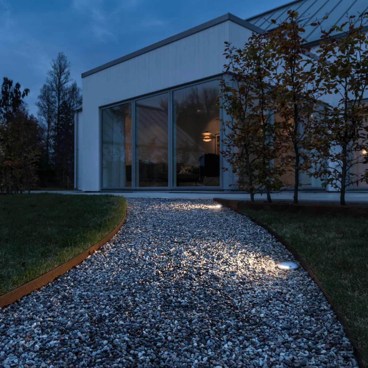 Foco empotrado LED Detlef para suelo y pared, IP65