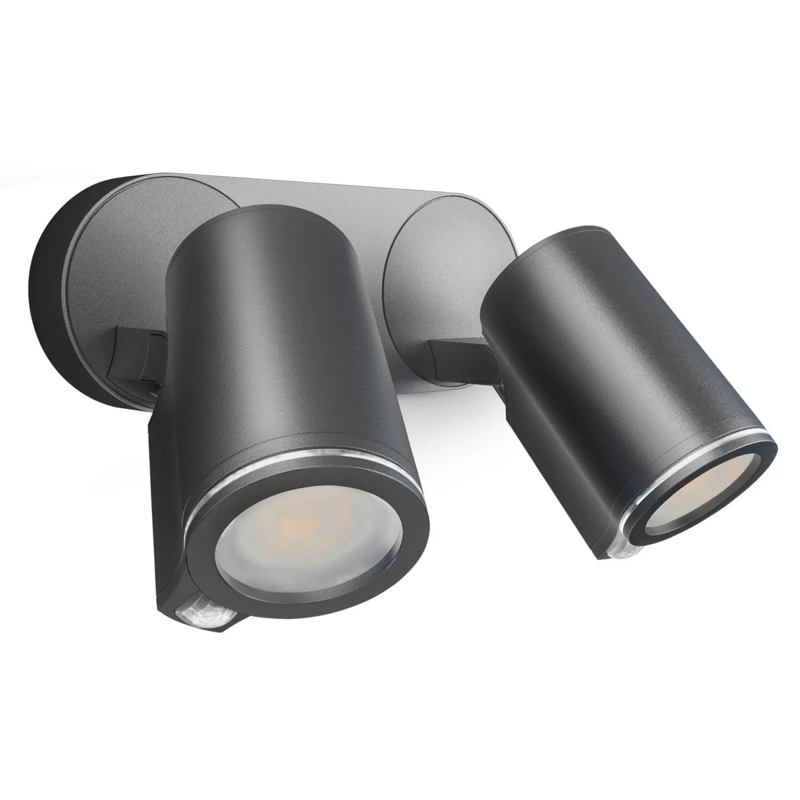 Foco exterior con sensor inteligente STEINEL One SC de 2 luces, color