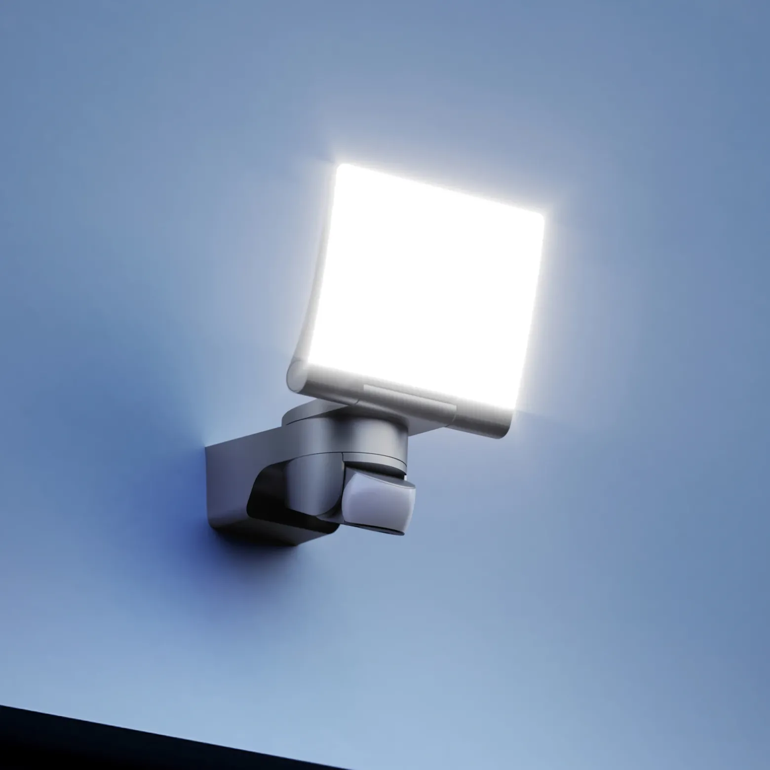 Foco exterior con sensor STEINEL XLED Home 2 XL S grafito IP44