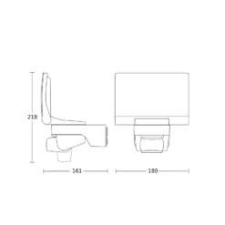 Foco exterior con sensor STEINEL XLED Home 2 S, blanco, IP44