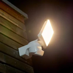 Foco exterior con sensor STEINEL XLED Home 2 S, blanco, IP44