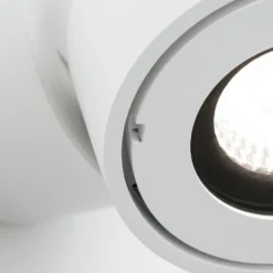 Foco exterior Harvey LED, blanco, Ø 10 cm, aluminio fundido a presión