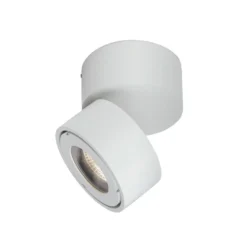 Foco exterior Harvey LED, blanco, Ø 10 cm, aluminio fundido a presión
