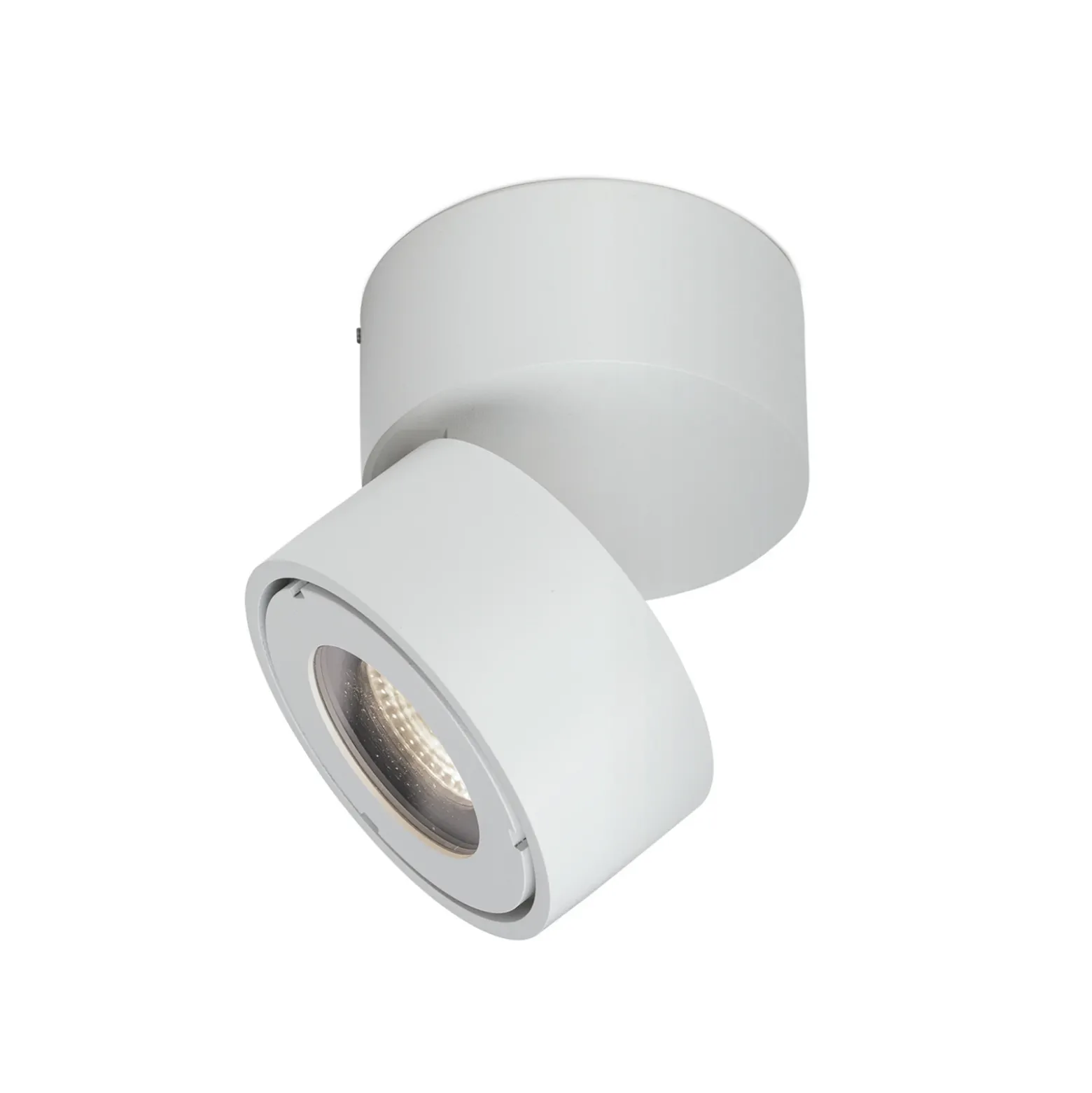 Foco exterior Harvey LED, blanco, Ø 10 cm, aluminio fundido a presión