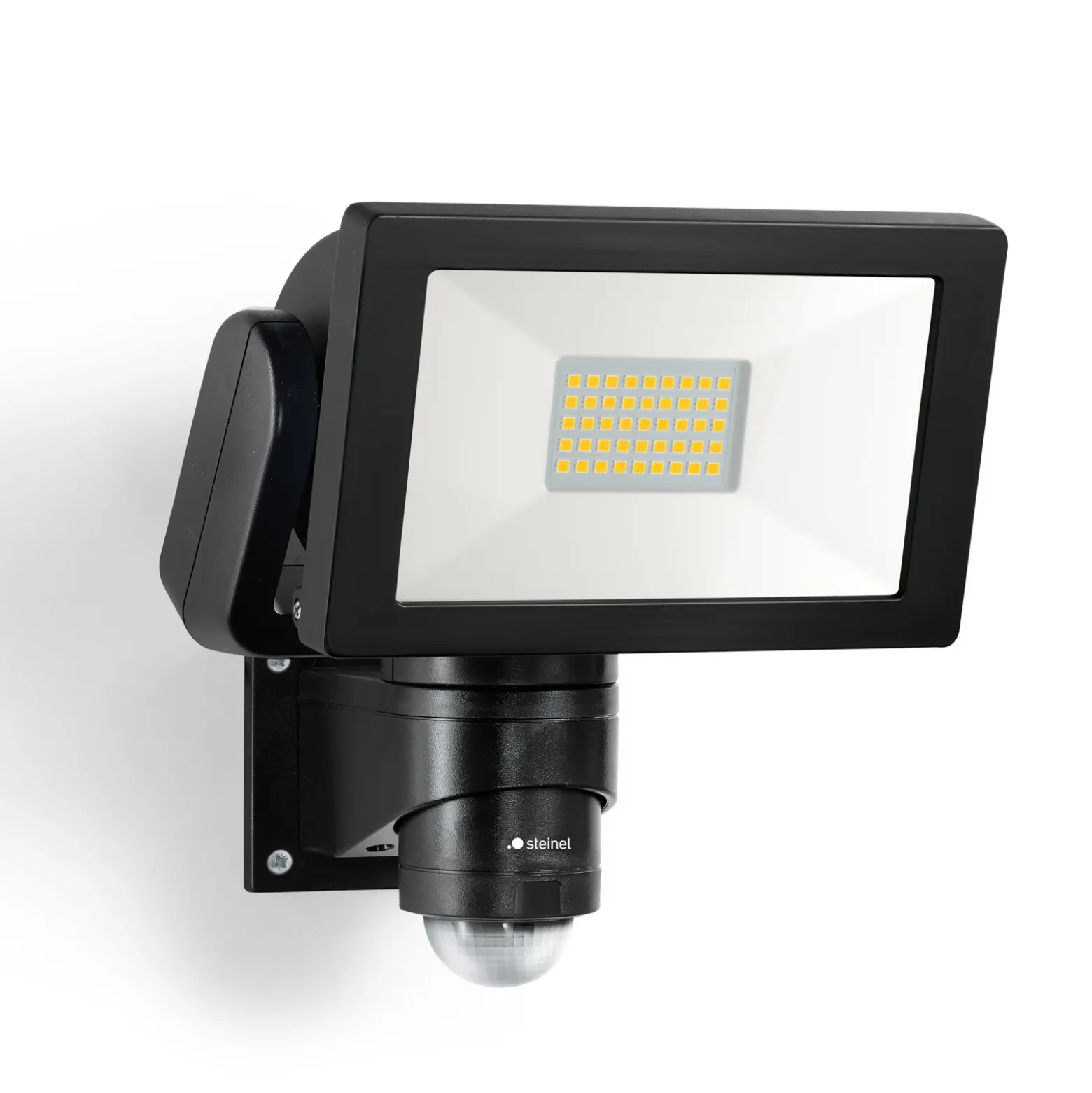 Foco exterior LED con sensor STEINEL LS 300 S, negro, IP44