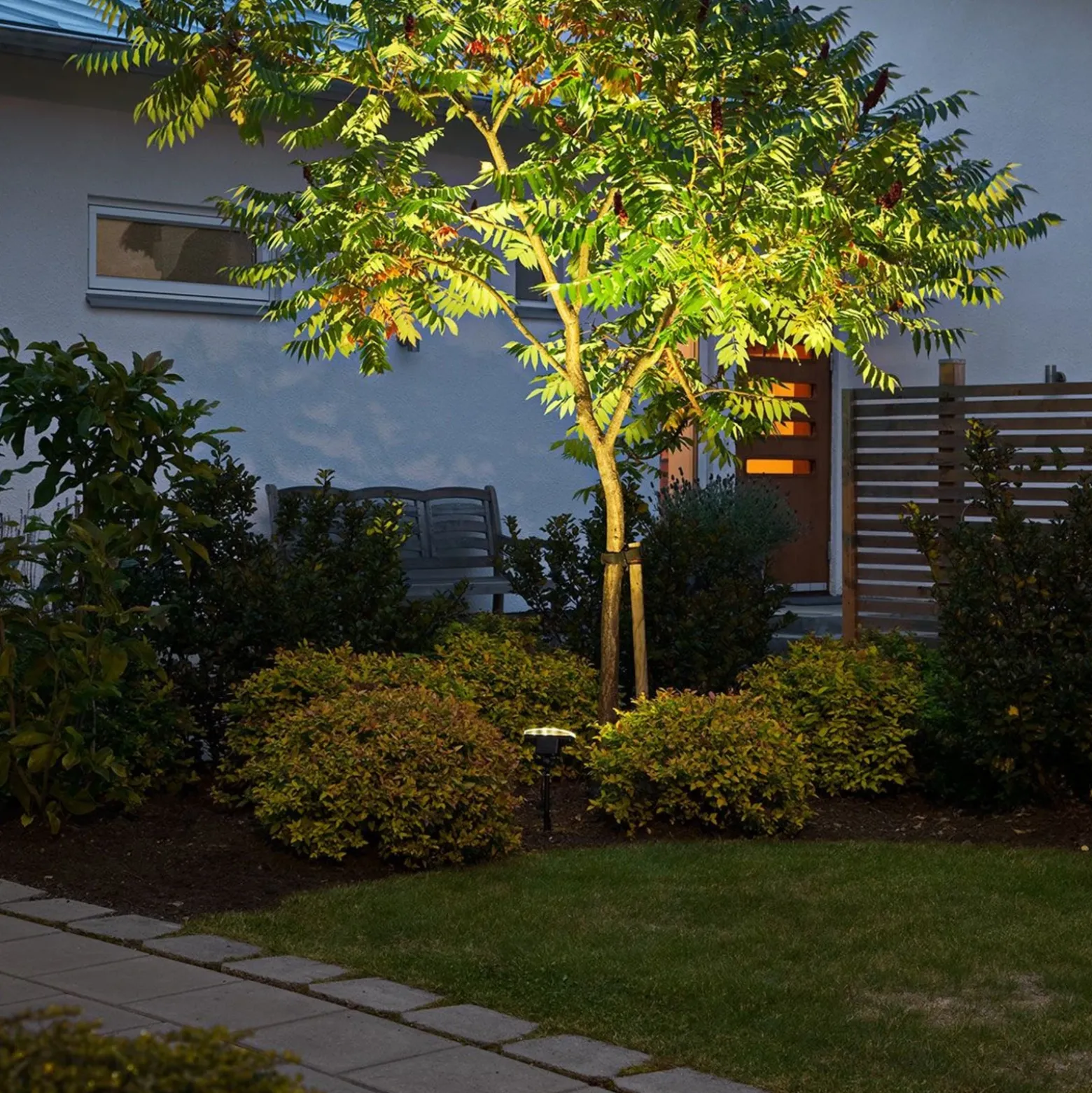 Foco exterior LED de haz extensivo Amalfi