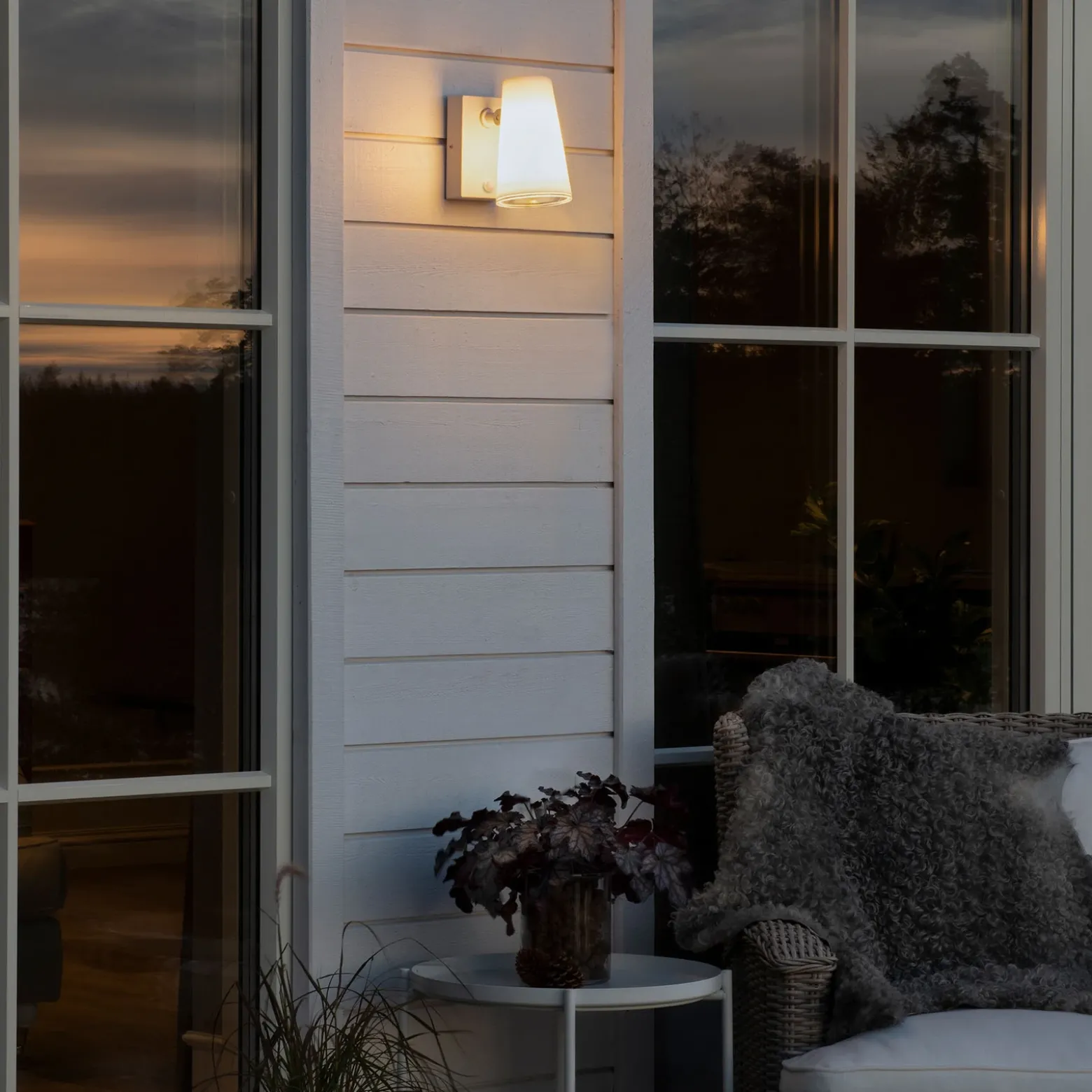 Foco exterior LED Fano, detector de movimiento