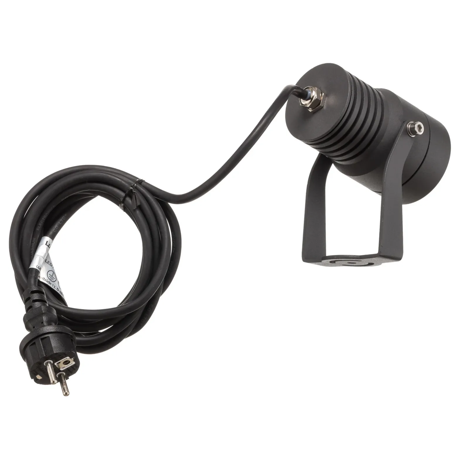 Foco exterior LED Jon de Lucande, con piqueta, ajustable, IP65