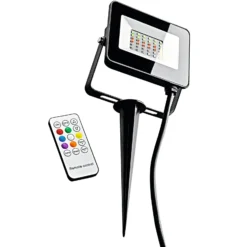 Foco exterior LED Kingston con pica de suelo, RGBW