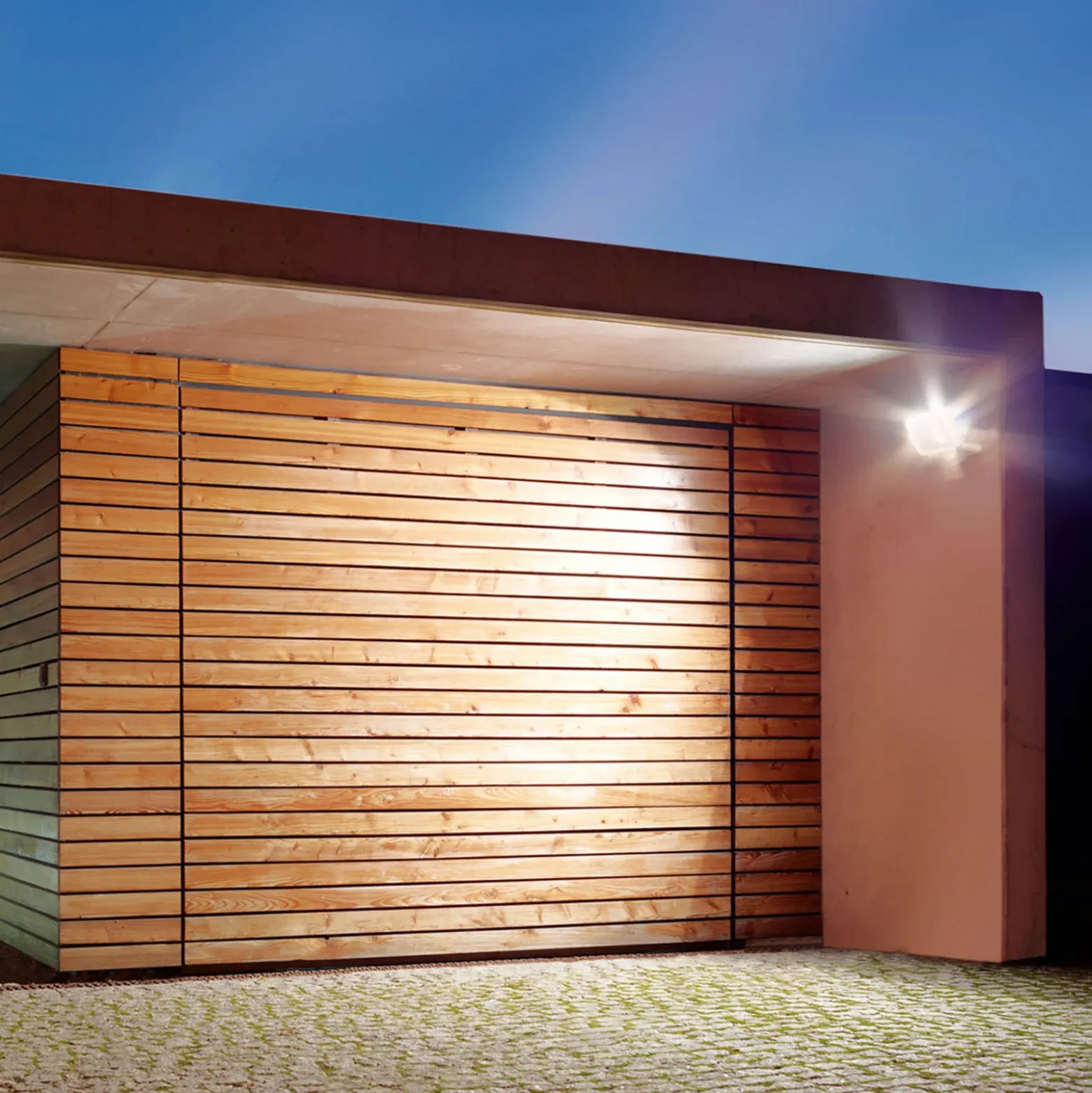Foco exterior LED LS 300 de STEINEL, blanco, metal, IP44