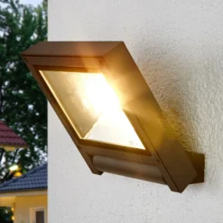 Foco exterior LED Lucande Maica, antracita, orientable, IP65