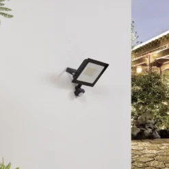 Foco exterior LED Maikel de Prios, 50 W, 4000 lm, metal, sensor
