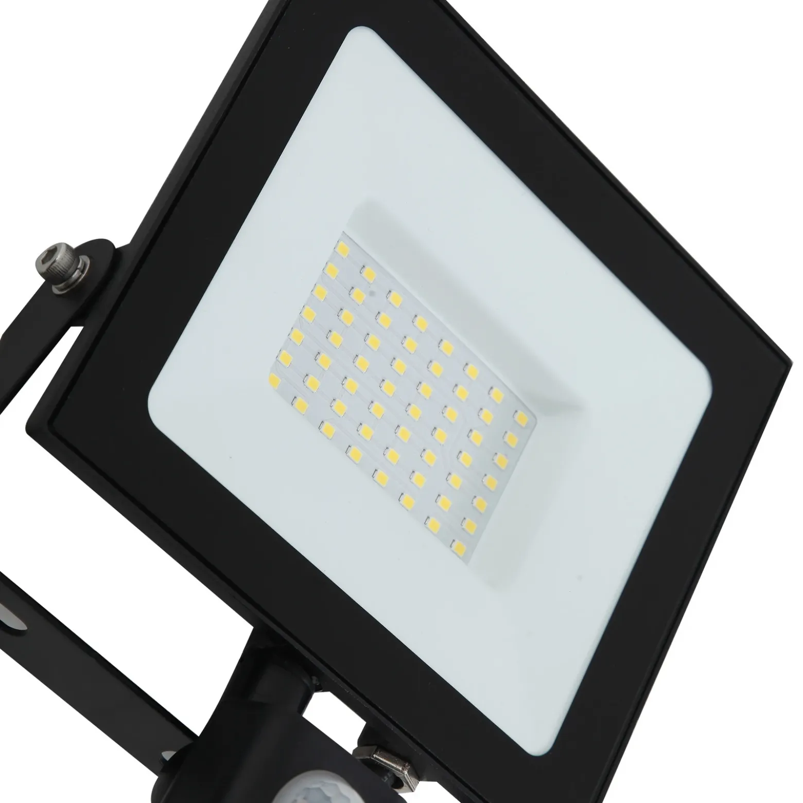 Foco exterior LED Maikel de Prios, 50 W, 4000 lm, metal, sensor