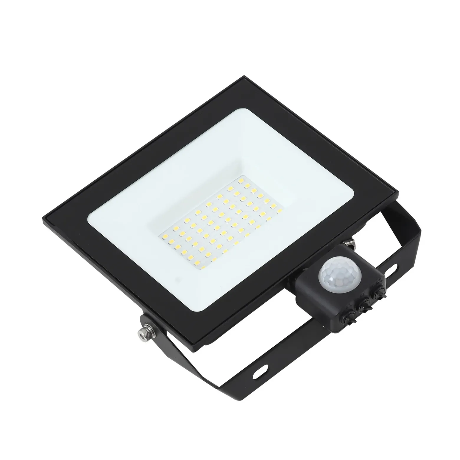 Foco exterior LED Maikel de Prios, 50 W, 4000 lm, metal, sensor