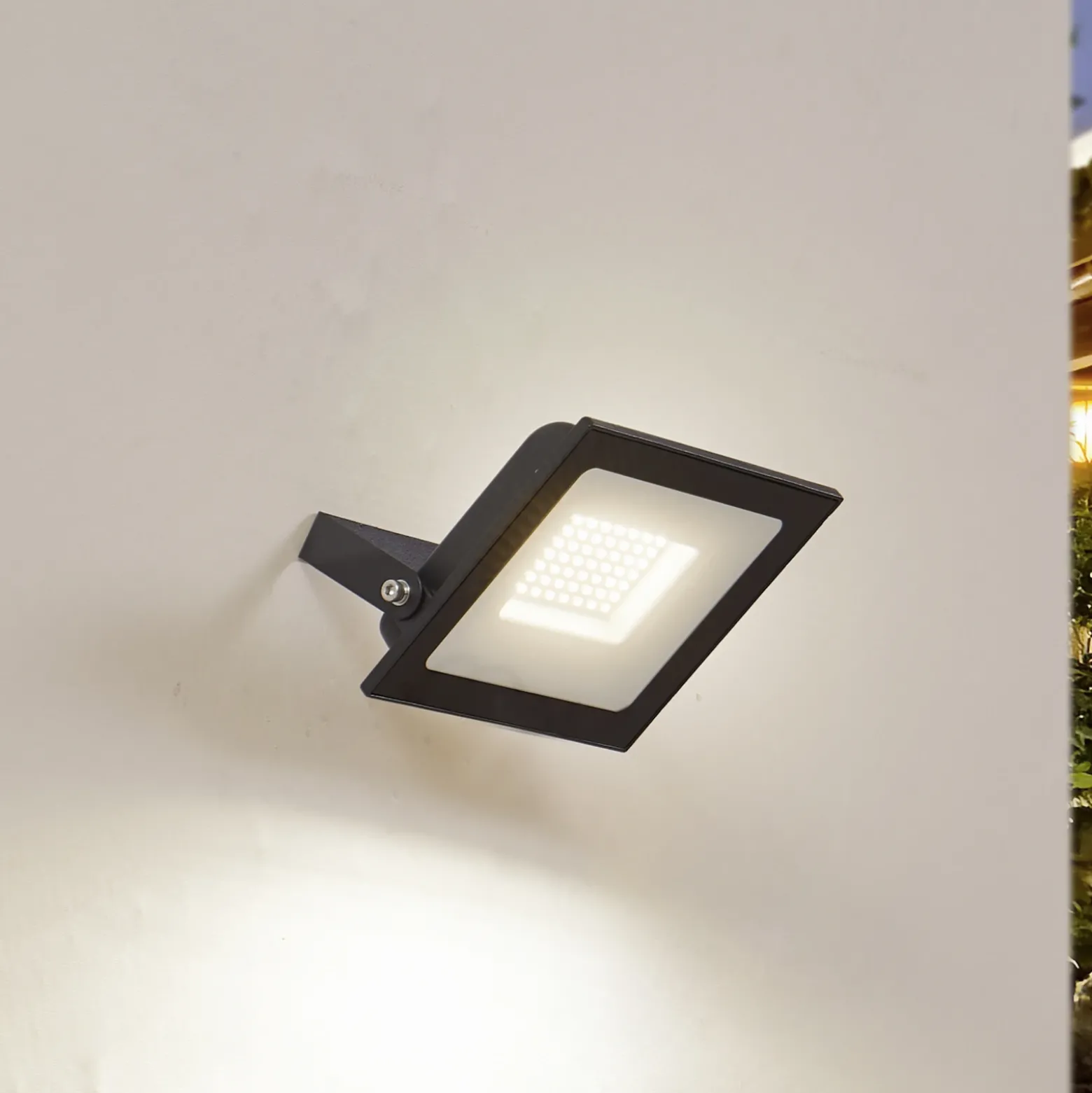 Foco exterior LED Maikel de Prios, 50 W, 4000 lm, metal