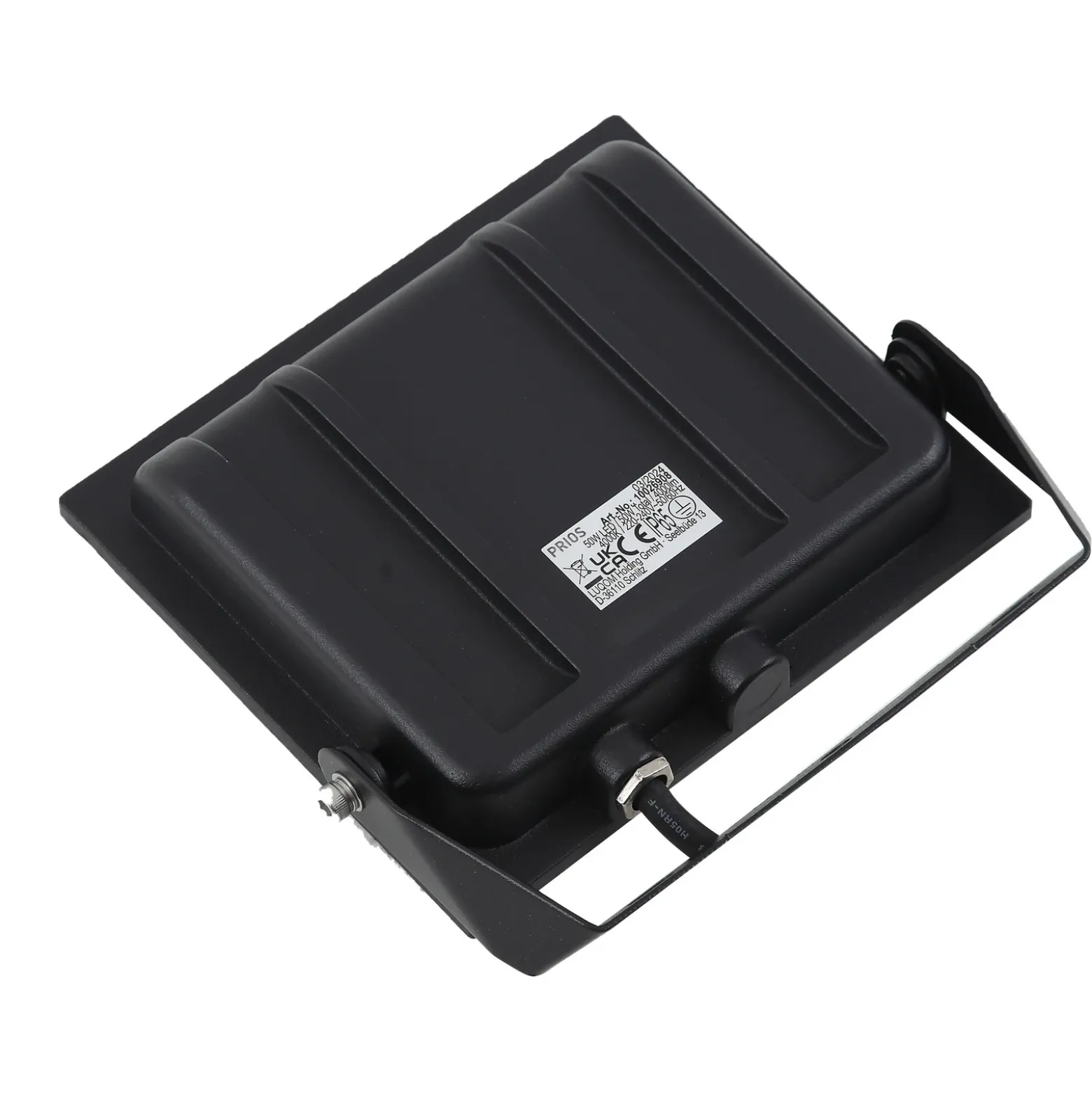 Foco exterior LED Maikel de Prios, 50 W, 4000 lm, metal