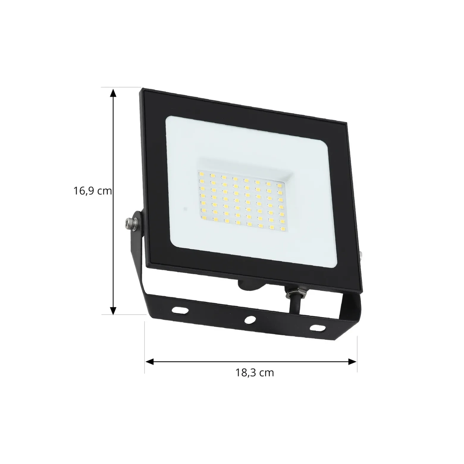 Foco exterior LED Maikel de Prios, 50 W, 4000 lm, metal