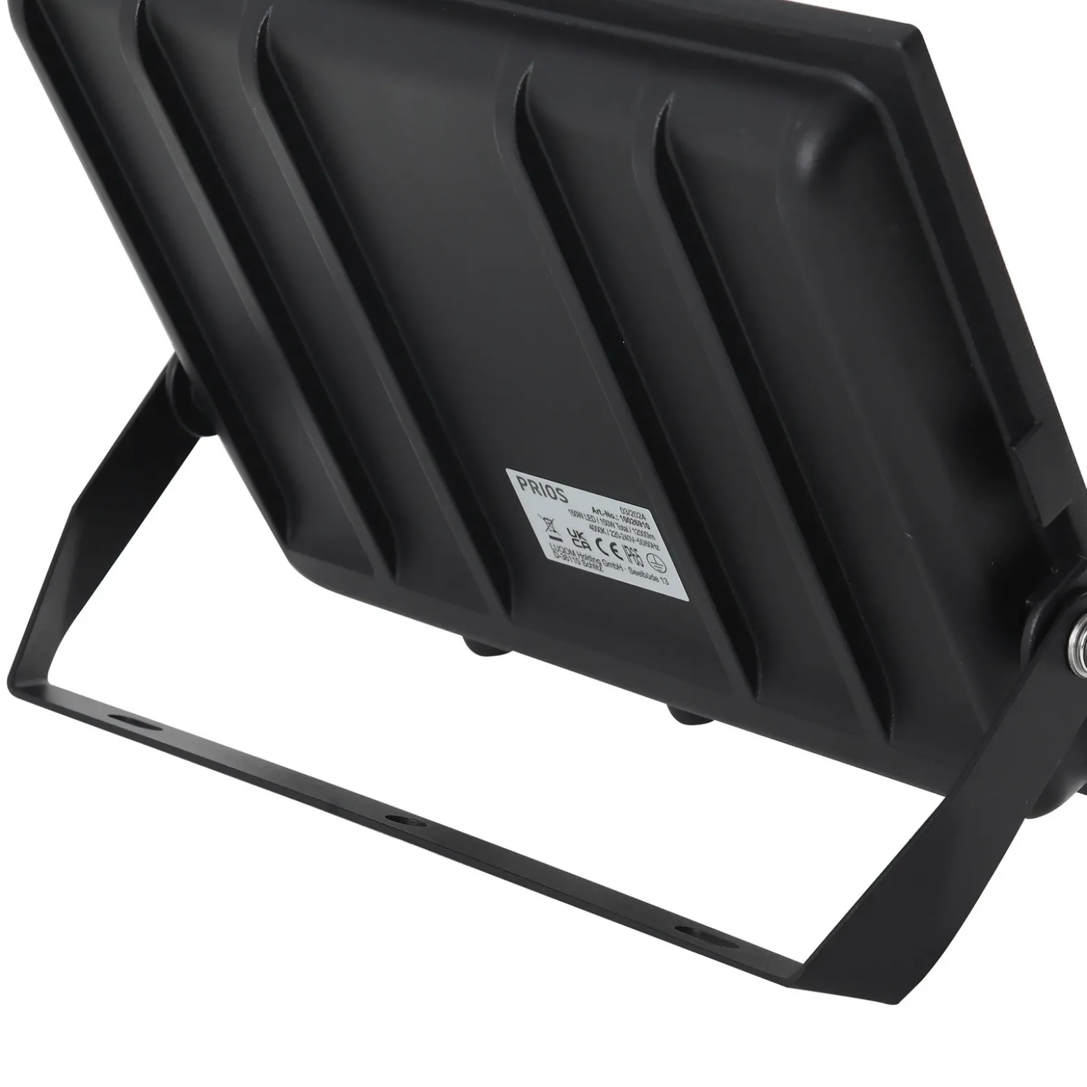 Foco exterior LED Maikel de Prios, 150 W, 12 000 lm, metal