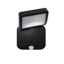 Foco exterior LED OSRAM DOUBLE 1 luz negro Sensor Batería