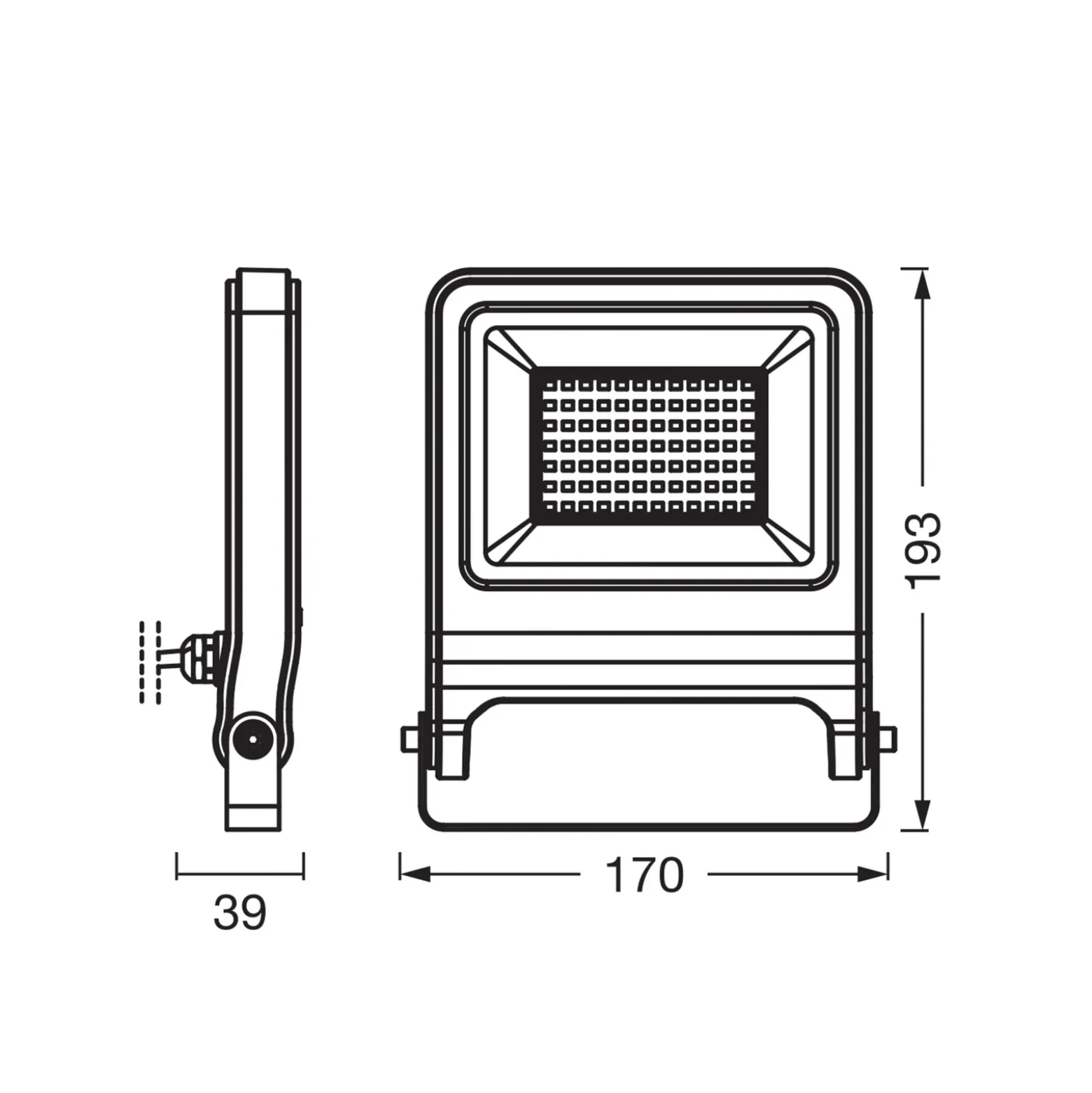 Foco exterior LED OSRAM ENDURA FLOOD, gris, 50 W, 3000 K, IP65