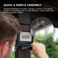 Foco exterior LED OSRAM ENDURA FLOOD, gris, 50 W, 3000 K, IP65