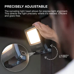 Foco exterior LED OSRAM ENDURA FLOOD, blanco 30 W 3000 K IP65